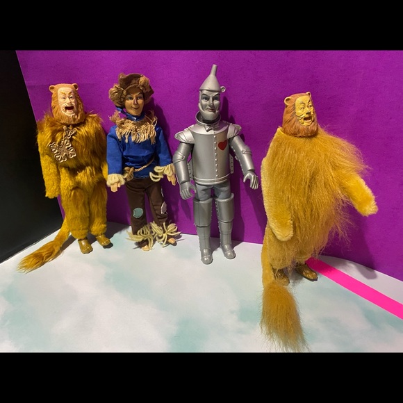 WIZARD OF OZ VINTAGE 1980s & 1990s COLLECTABLE POSABLE DOLL BUNDLE  OF 4  11.5” - Picture 4 of 16